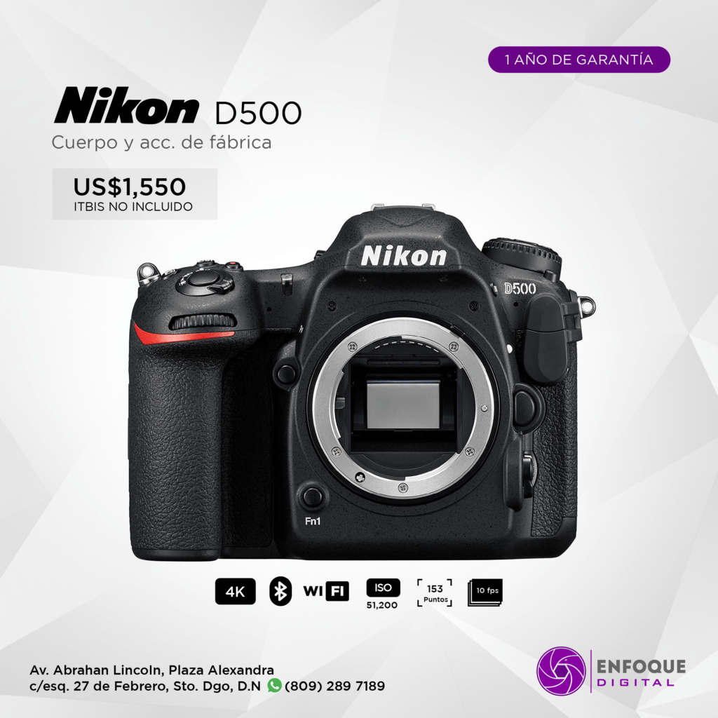 Nikon D500 desde 1.122,35 €, Febrero 2024