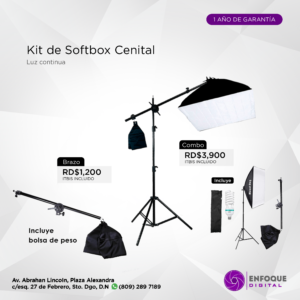 Kit softbox cenital