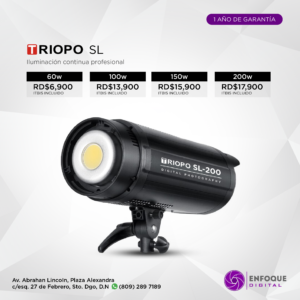 Luz Triopo SL 60w, 100w, 150w, 200w