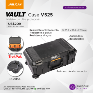 Maleta Pelican Vault Protector V525